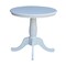 International Concepts Round 30 in Round Top Pedestal Table, 28.9 inH, White, 30 W, 30 L, 28.9 in H, Wood, White K08-30RT - alternate 6